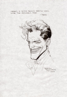 Brian Bolland Joker Sketch Comic Art